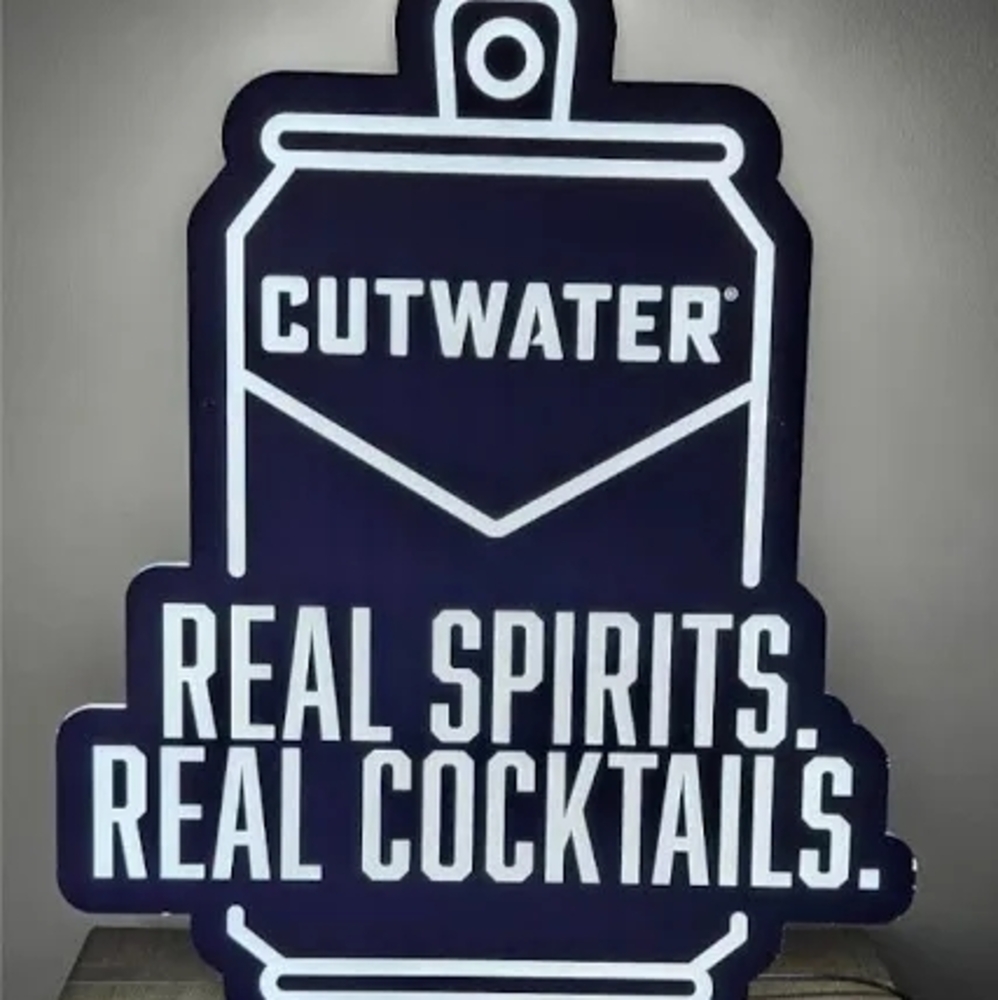 Cutwater Real Spirits Sign
